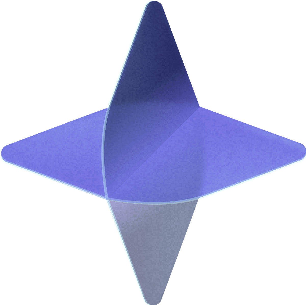 Estrella tridimensional flotante